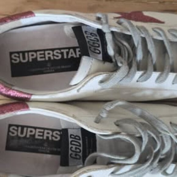 Golden Goose Super-Star Classic Low Top Leather Sneakers Women's  size 10 - Picture 5 of 14